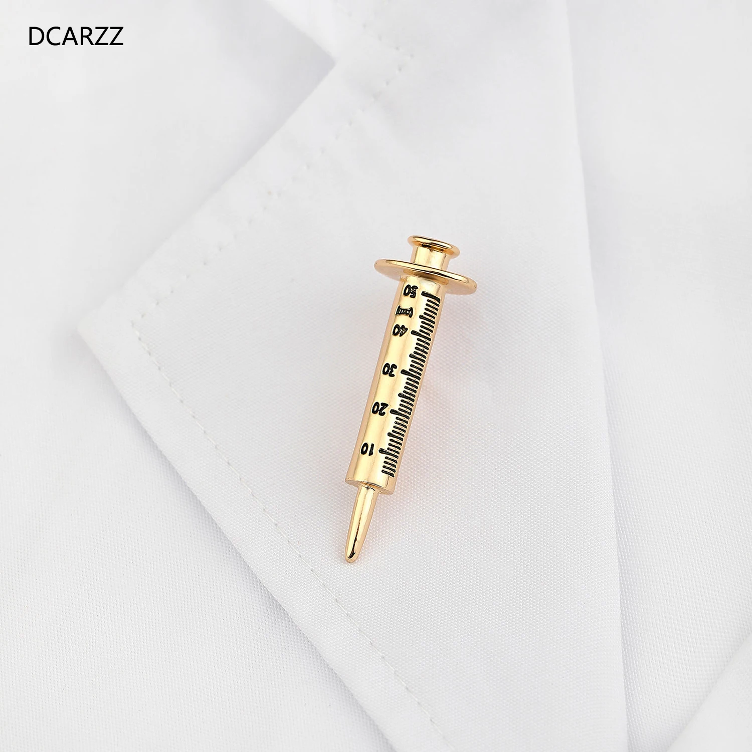 DCARZZ милые брошь шприц металлические классические ювелирные изделия значок для