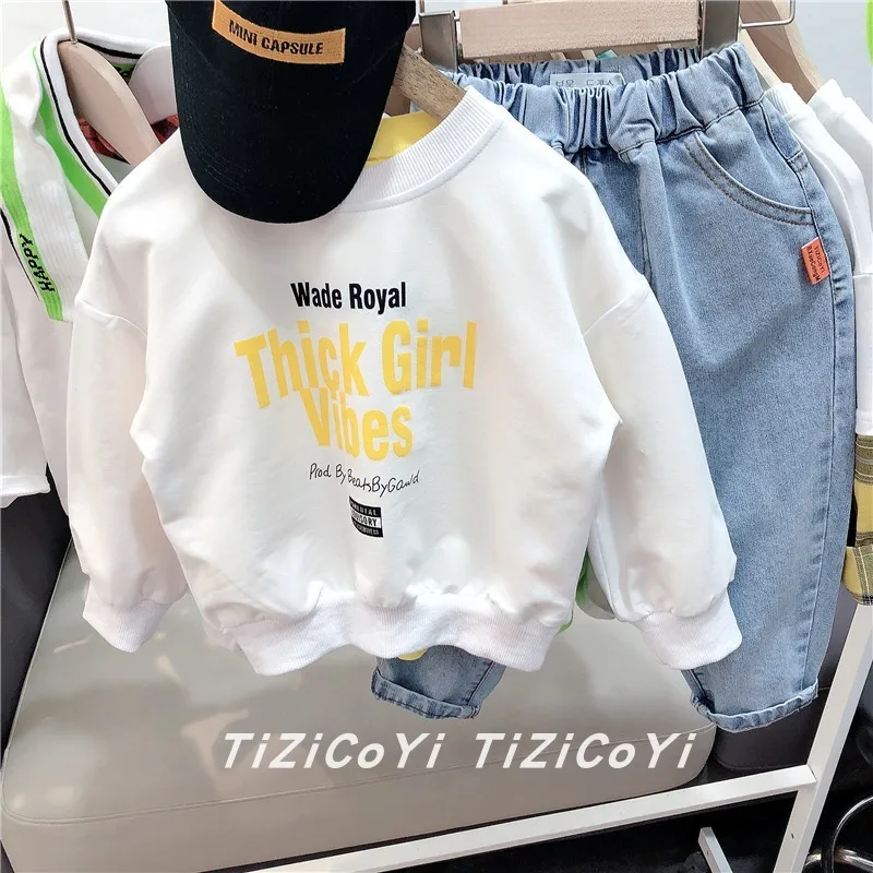 Baby Boys Clothing Set Spring Autumn New Kids Fashion Casual Suits Letter Print Sweatshirts Long Sleeve Tshirts Jeans Boys 3pcs
Baby Boys Clothing Set Spring Autumn New Kids Fashion Casual Suits Letter Print Sweatshirts Long Sleeve Tshirts Jeans Boys 3pcs