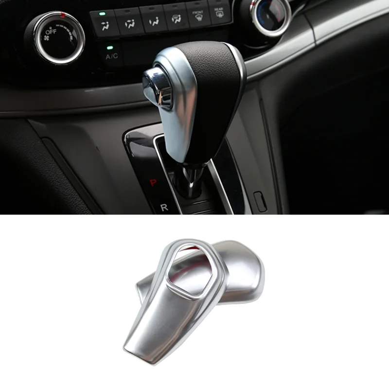 

Car gear lever cover trims for honda CRV CR-V 2012 2013 2014 2015 2016 shift knob ABS chrome Car-styling Accessories 2pcs