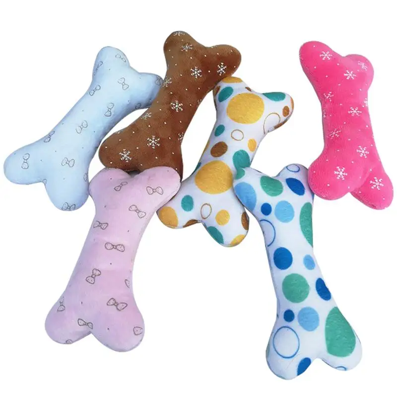 6X Bone Dog Toy Pet Bite Resistant Plush Puppy Squeaky Toy Squeaky Sound Funny Toy for Dogs Molar Chew Toys Random Color
6X Bone Dog Toy Pet Bite Resistant Plush Puppy Squeaky Toy Squeaky Sound Funny Toy for Dogs Molar Chew Toys Random Color