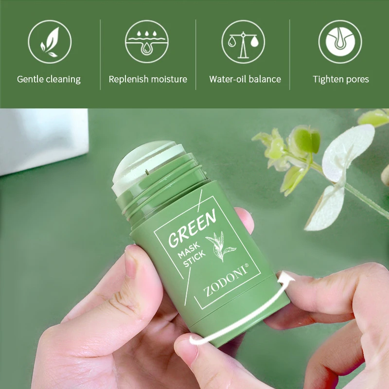 1Pc Green Tea Purifying Clay Stick Mask Skin Care Face Moisturizes Oil Control Mud Mask Deep Clean Pore Improves Skin TSLM1
1Pc Green Tea Purifying Clay Stick Mask Skin Care Face Moisturizes Oil Control Mud Mask Deep Clean Pore Improves Skin TSLM1