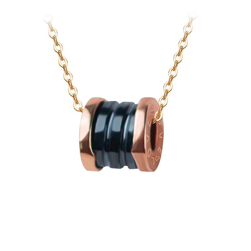 XF800 Real 18K Rose Gold Necklace Pendant Black Round AU750 Classic Fashion Women Boutique Jewelry Gift
XF800 Real 18K Rose Gold Necklace Pendant Black Round AU750 Classic Fashion Women Boutique Jewelry Gift