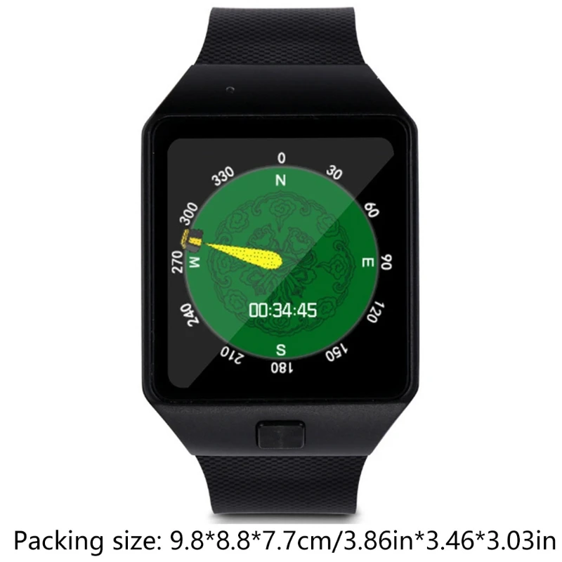 77JC Muslim Watches for Adults Quran Telephone Watch Prayer to Remind Qibla Direction | Электроника