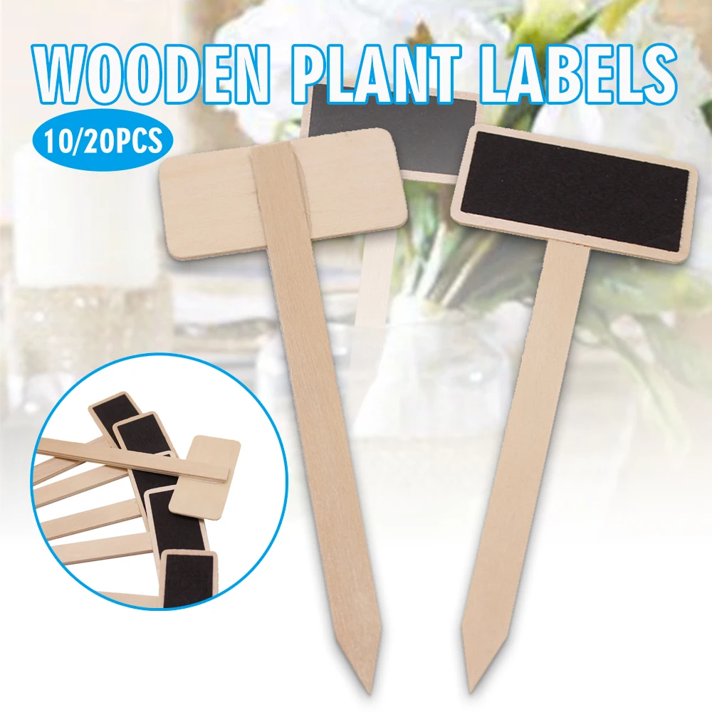 10/20Pcs Mini Wooden Chalkboard Plant Markers Garden Flowers Blackboard Signs Plants Tags DIY Garden Decoration Tools
10/20Pcs Mini Wooden Chalkboard Plant Markers Garden Flowers Blackboard Signs Plants Tags DIY Garden Decoration Tools