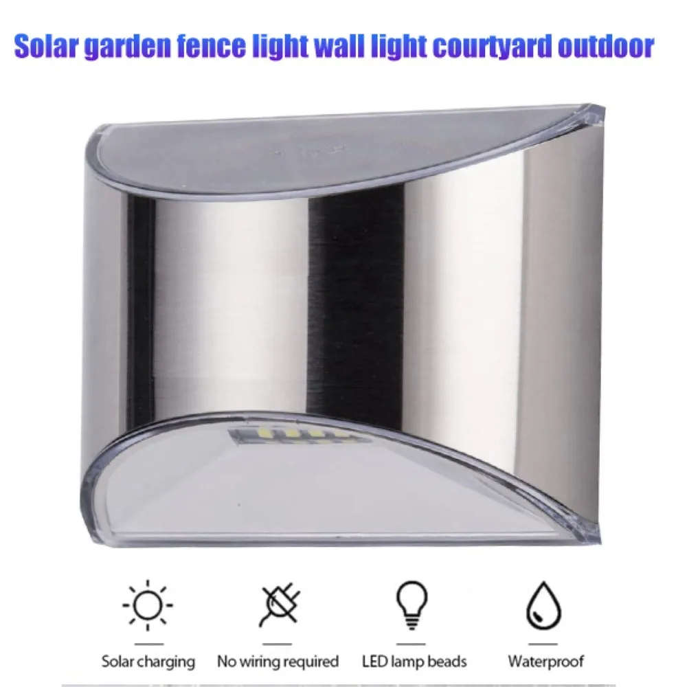 Solar Fence Light LED Solar Power Garden Wall Light Patio Outdoor Security Lamps for Pathway Walkway Stairs Yard 
Solar Fence Light LED Solar Power Garden Wall Light Patio Outdoor Security Lamps for Pathway Walkway Stairs Yard