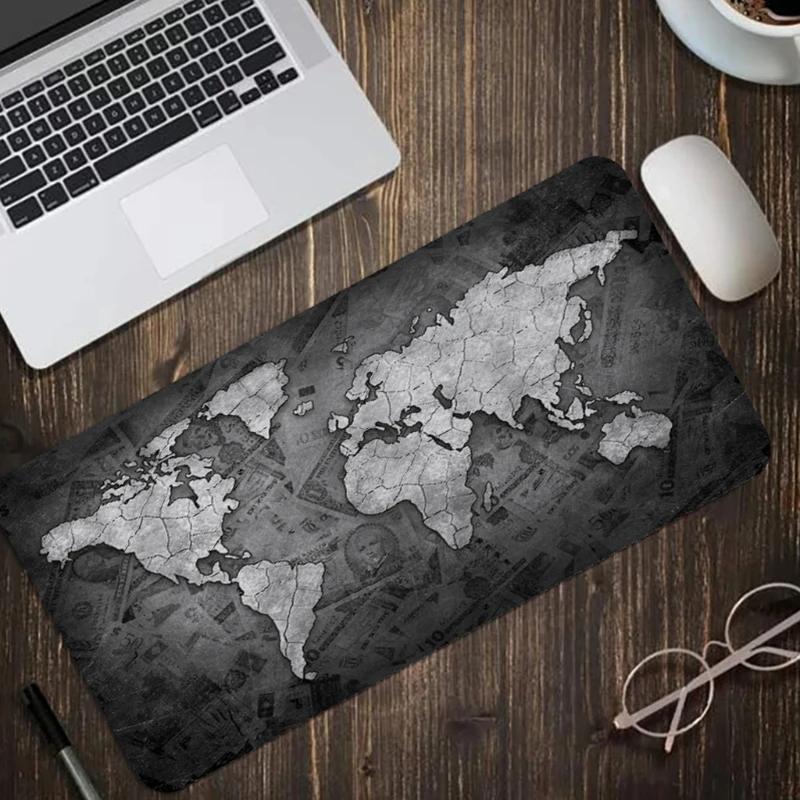 W3JA Gaming Mouse Pad Leather Desk Mat with Non-Slip Base, Waterproof Map-Style & Foldable Tabletop Pad for Office &Home
W3JA Gaming Mouse Pad Leather Desk Mat with Non-Slip Base, Waterproof Map-Style & Foldable Tabletop Pad for Office &Home