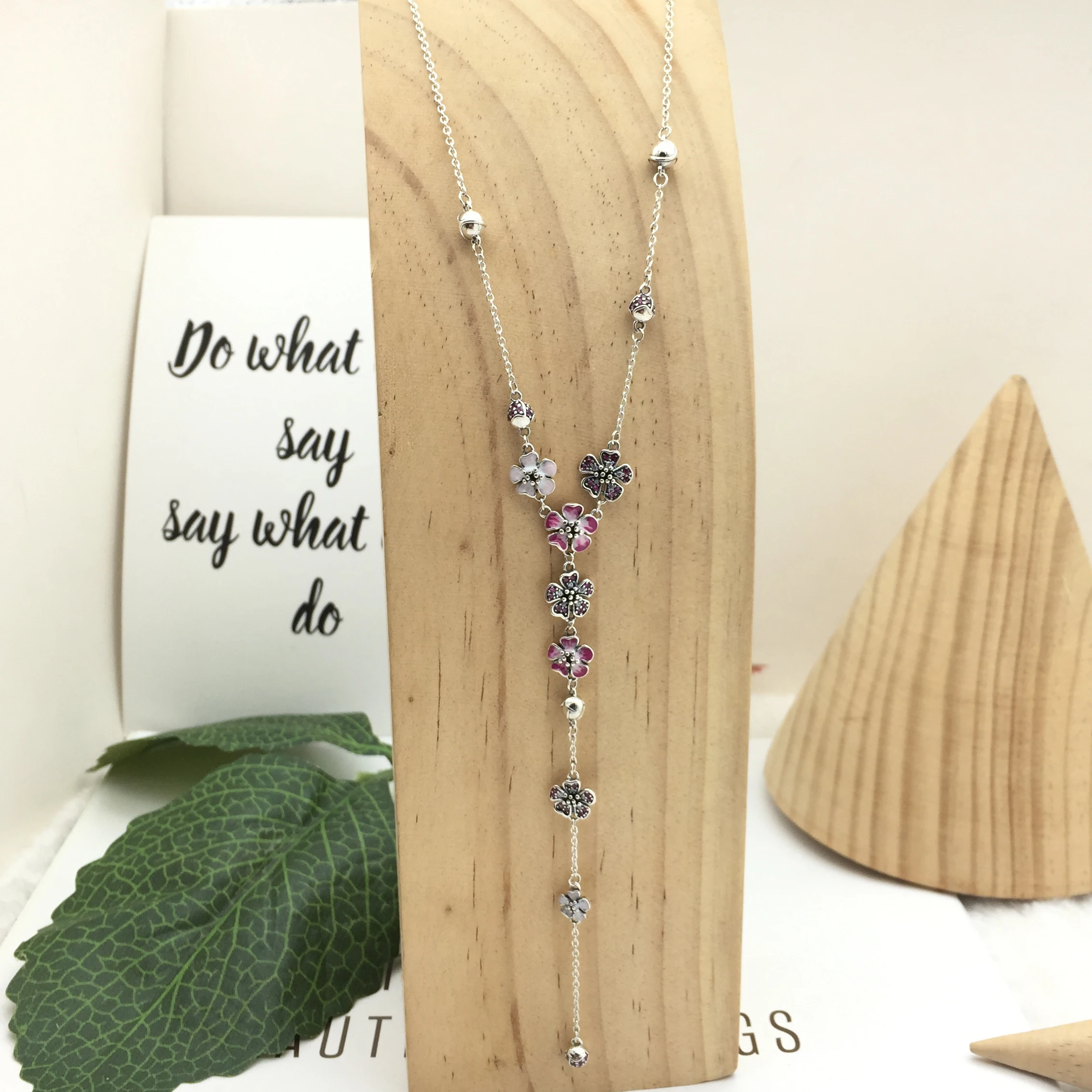 2019 100% 925 Sterling Silver Pink Peach Blossom Flower Y-Necklace Women Charm Fashion Personality Jewelry Free Shipping
2019 100% 925 Sterling Silver Pink Peach Blossom Flower Y-Necklace Women Charm Fashion Personality Jewelry Free Shipping