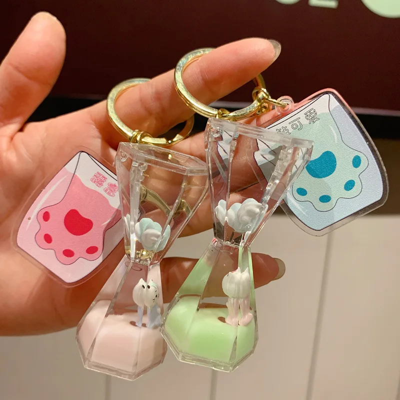 Cute Cat Claw Love Oil Keychain Creative Hourglass Decoration Student Christmas Gift Jewelry Accessories Wholesale
Cute Cat Claw Love Oil Keychain Creative Hourglass Decoration Student Christmas Gift Jewelry Accessories Wholesale