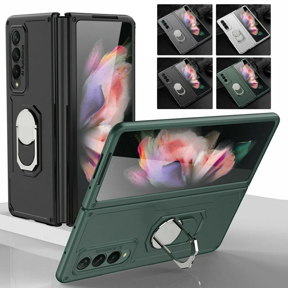 Phone Case For Samsung Galaxy Z Fold 3 5G Shockproof Rugged Ring Stand Case Cover 
Phone Case For Samsung Galaxy Z Fold 3 5G Shockproof Rugged Ring Stand Case Cover