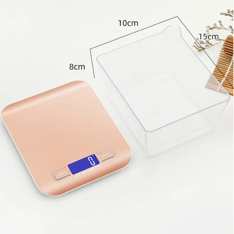 Small 5kg/1g Food Electronic Scales LED Digital Scale Stainless Measuring Scale Portable Baking Kitchen Accessories New DA60CFC
Small 5kg/1g Food Electronic Scales LED Digital Scale Stainless Measuring Scale Portable Baking Kitchen Accessories New DA60CFC