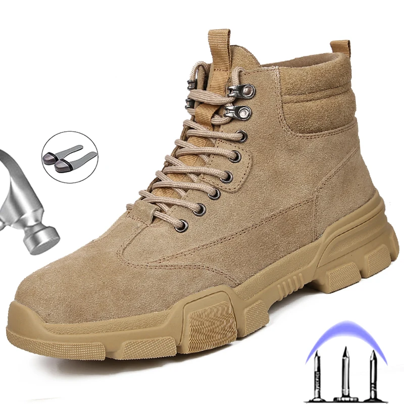 2022 Men Boots Winter Safety Shoes Men For Martin Boots Indestructible Work Shoes Puncture-Proof Security Boots Steel Toe Shoes 
2022 Men Boots Winter Safety Shoes Men For Martin Boots Indestructible Work Shoes Puncture-Proof Security Boots Steel Toe Shoes