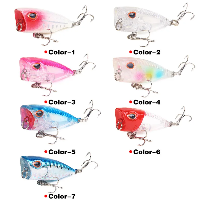 1 Pcs 4cm 3.3g Popper Fishing Lure Artificial Fishing Bait Crankbait Wobblers High Carbon Steel Hook Fishing Lures
1 Pcs 4cm 3.3g Popper Fishing Lure Artificial Fishing Bait Crankbait Wobblers High Carbon Steel Hook Fishing Lures