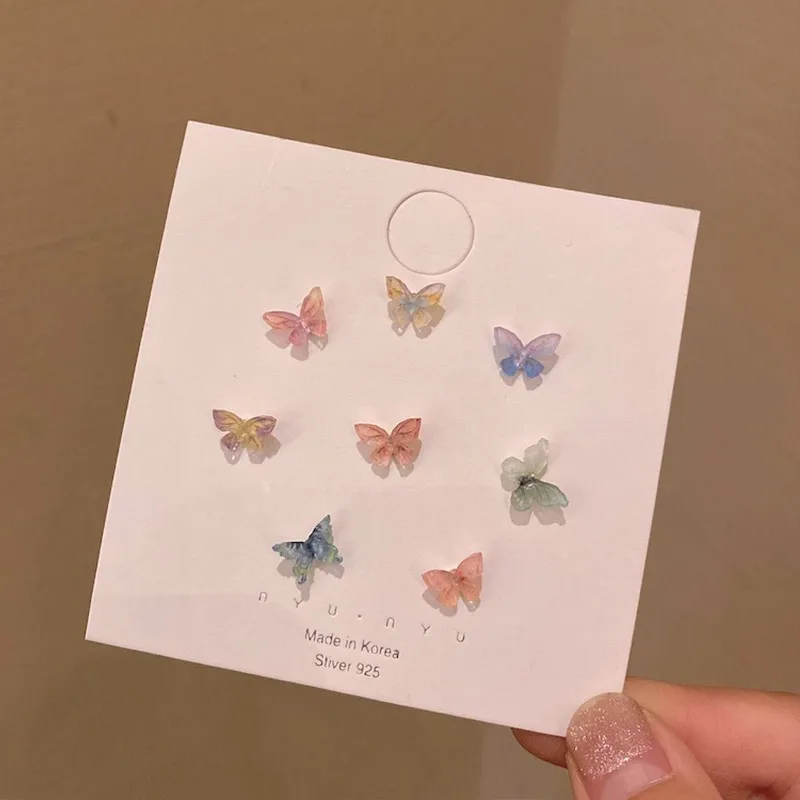 Butterfly Stud Earrings for Women Friends Fairy Stereo Butterflies Earings Sweet Romantic Korean Style Earring Set Jewelry Gifts
Butterfly Stud Earrings for Women Friends Fairy Stereo Butterflies Earings Sweet Romantic Korean Style Earring Set Jewelry Gifts