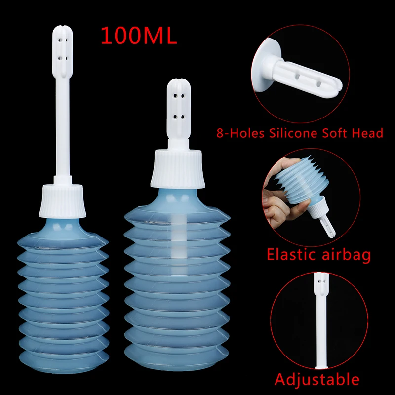 

100/180/200ML Vaginal Irrigator Medical Grade Retractable Vagina Anal Douche Feminine Hygiene Enema Cleaner Rectal Syringe