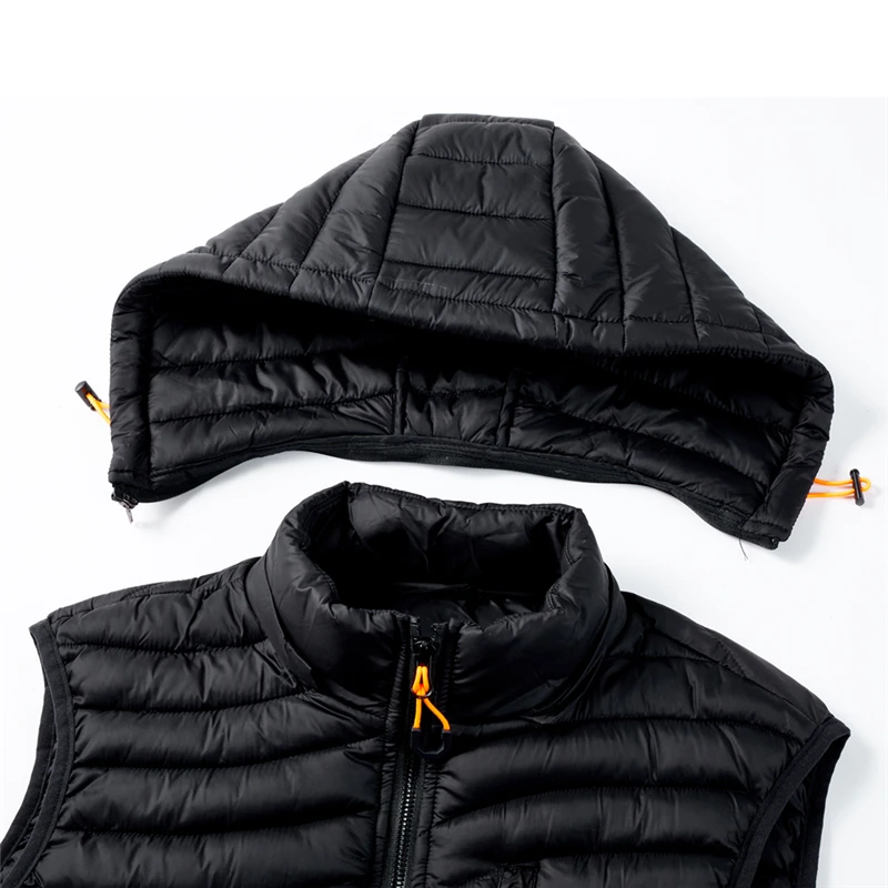 2021 New Removable Hat Men's Vest Simple Solid Color Warm Zipper Mens Jackets and Coats Winter Fashion Comfortable Men Vests
2021 New Removable Hat Men's Vest Simple Solid Color Warm Zipper Mens Jackets and Coats Winter Fashion Comfortable Men Vests