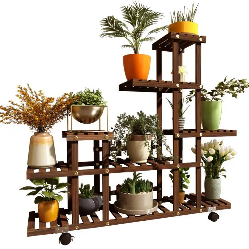 Флорес деревянные полки для Para Крытый Горшок стол Estanteria Plantas Stojak Na Kwiaty открытый