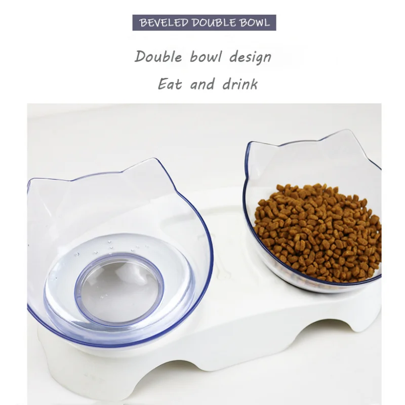 Cat Bowl Double Bowl Automatic Drinking Cat Food Bowl Pet Bowl Double Bowl Dog Bowl Plastic Neck Guard Dual-use Bowl
Cat Bowl Double Bowl Automatic Drinking Cat Food Bowl Pet Bowl Double Bowl Dog Bowl Plastic Neck Guard Dual-use Bowl