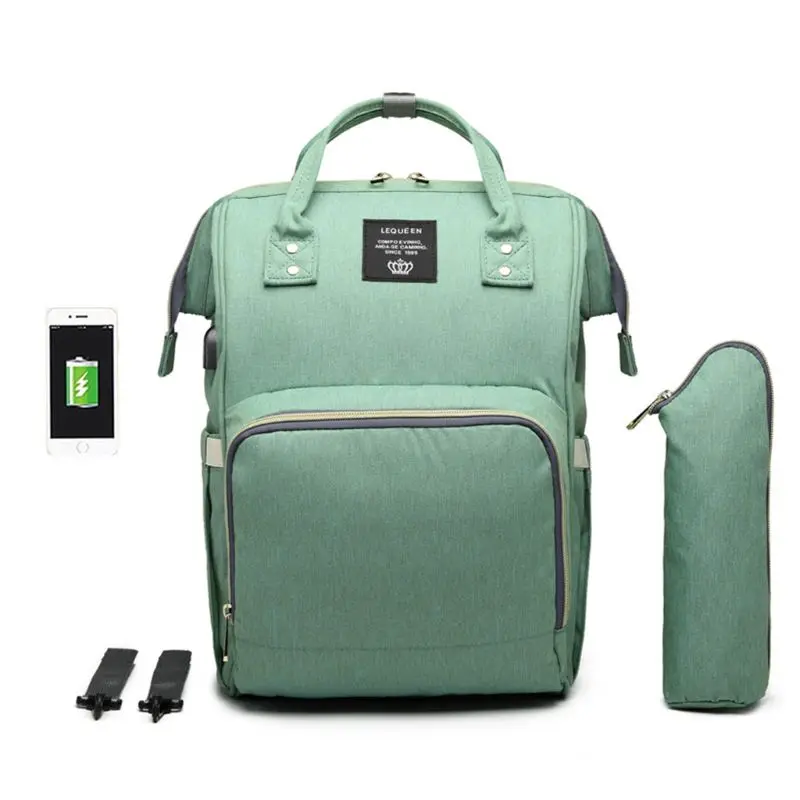 50LD Nappy Backpack Bag Mummy Large Capacity Mom Baby Multi-function Waterproof Outdoor Travel Diaper Bags with USB Charging For
50LD Nappy Backpack Bag Mummy Large Capacity Mom Baby Multi-function Waterproof Outdoor Travel Diaper Bags with USB Charging For