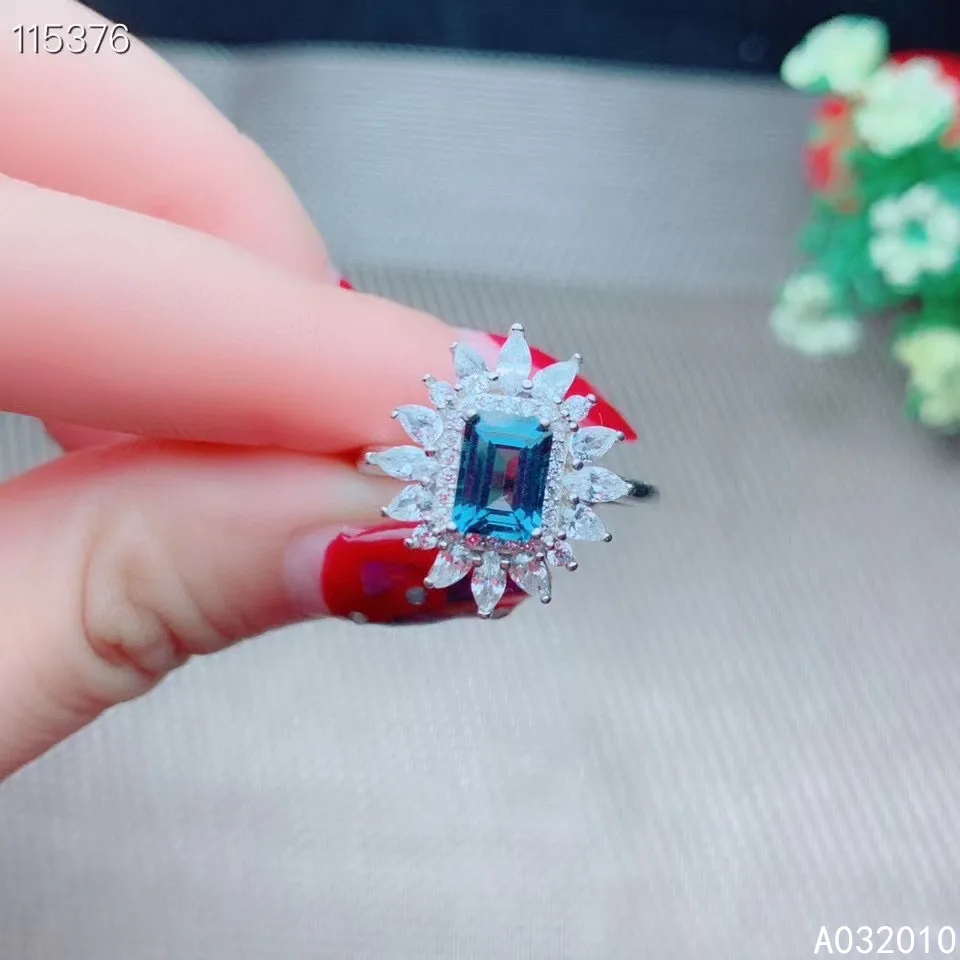 Boutique fine jewelry 925 sterling silver natural gem stones blue topaz adjustable Female Miss woman girl ring Support test
Boutique fine jewelry 925 sterling silver natural gem stones blue topaz adjustable Female Miss woman girl ring Support test