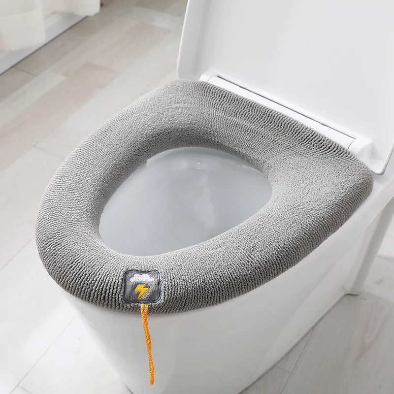 Winter Warm Toilet Seat Cover Closestool Mat Washable Knitting Pure Color Soft O-shape Pad Bidet Cover Bathroom Accessories
Winter Warm Toilet Seat Cover Closestool Mat Washable Knitting Pure Color Soft O-shape Pad Bidet Cover Bathroom Accessories