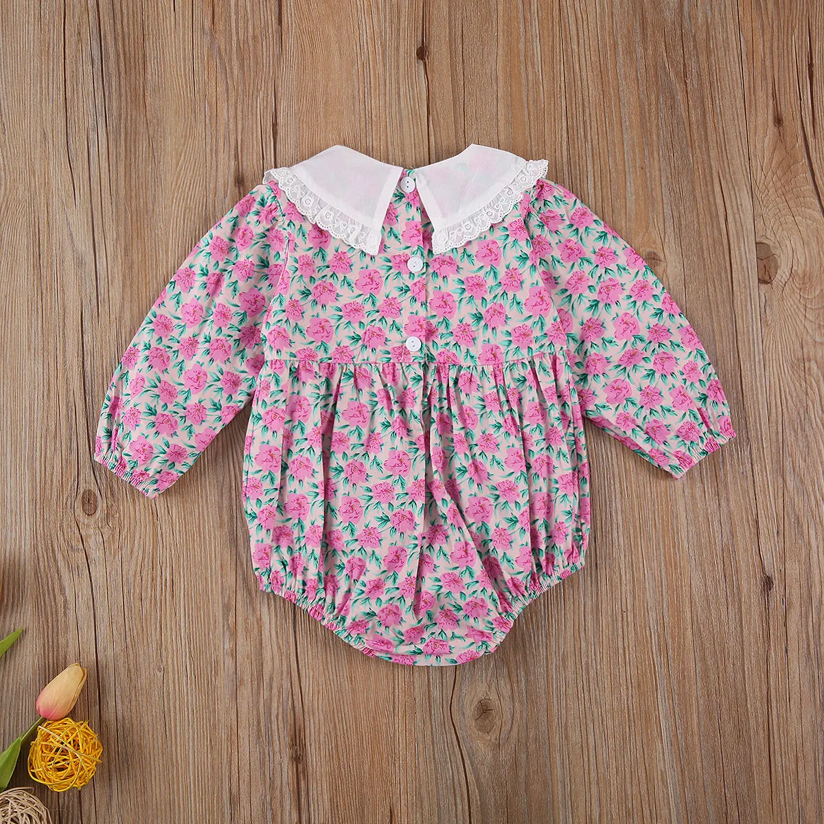0-24M Infant Newborn Baby Toddler Girls Long Sleeve Bodysuit with Hat 2Pcs Suit Clothes Floral Print V-Neck Lace Collar Jumpsuit
0-24M Infant Newborn Baby Toddler Girls Long Sleeve Bodysuit with Hat 2Pcs Suit Clothes Floral Print V-Neck Lace Collar Jumpsuit