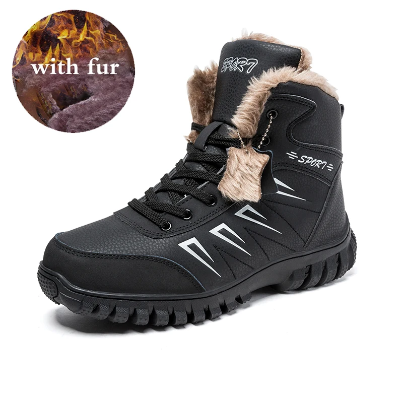 Super Warm Men Winter Boots Quality Suede Leather Men Boots Fur Plush Snow Boots Winter Shoes for Men Outdoor Boots Shoes
Super Warm Men Winter Boots Quality Suede Leather Men Boots Fur Plush Snow Boots Winter Shoes for Men Outdoor Boots Shoes