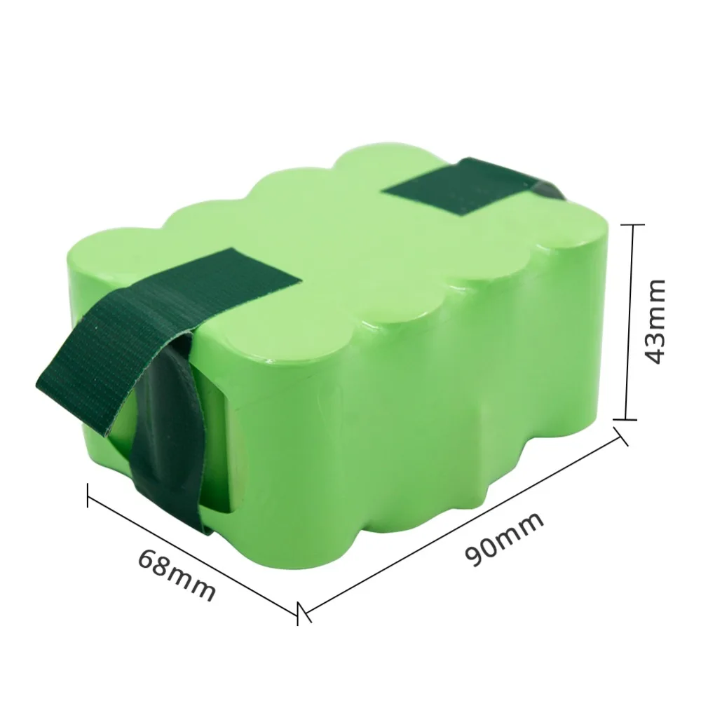 Rechargeable Replacement Battery 14.4V 3.5A Ni-MH for Vacuum Cleaner KV8 XR210 Fmart R-770 Zebot Z320 ZECO V700 Meidea M320 M520
Rechargeable Replacement Battery 14.4V 3.5A Ni-MH for Vacuum Cleaner KV8 XR210 Fmart R-770 Zebot Z320 ZECO V700 Meidea M320 M520