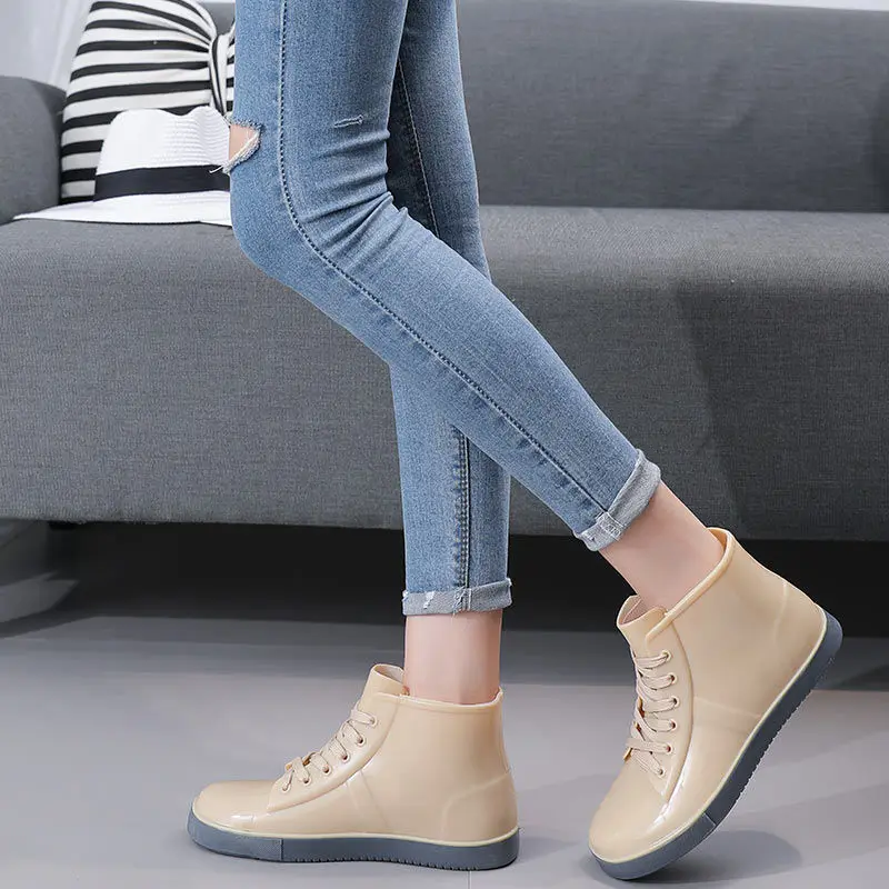 Womens 2021 Fashion Water Boots Woman Rain Boots Wholesale Ankle Boots Solid Color Women Short Rainboots Waterproof Rain Shoes
Womens 2021 Fashion Water Boots Woman Rain Boots Wholesale Ankle Boots Solid Color Women Short Rainboots Waterproof Rain Shoes