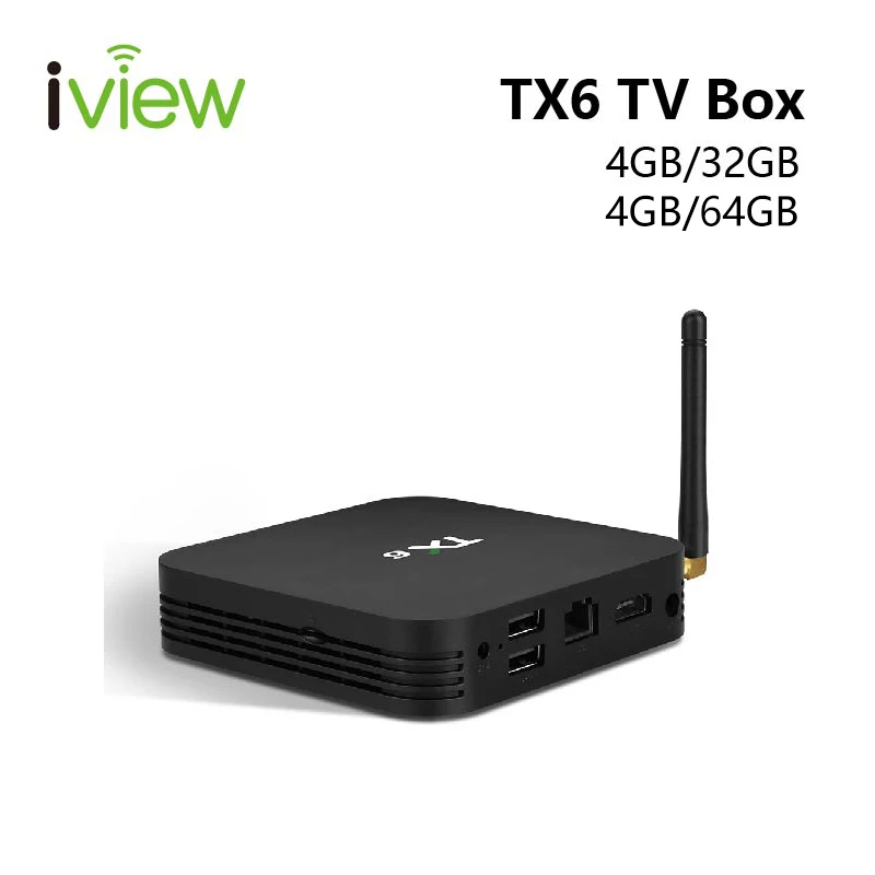 ТВ приставка TX6 с четырехъядерным процессором Allwinner H6 Android 7 1 WiFi 2 4G + 5G BT4.1 USB3.0 RAM 4 Гб