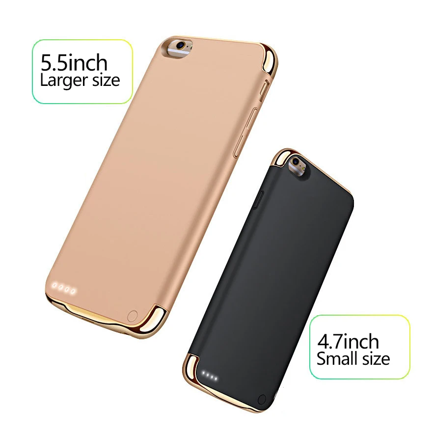 Внешний аккумулятор для iPhone 6 6s 7 8 3500 мАч Plus 7Plus 8Plus 4000 мАч|Аккумуляторы мобильных