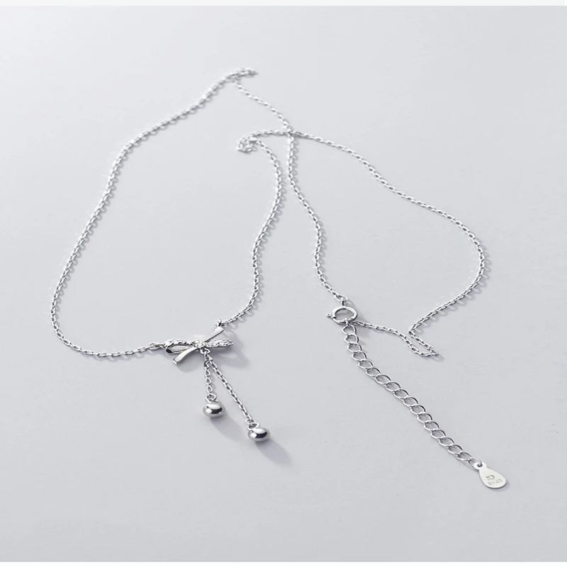 Delicate Jewelry Bow Bead Pendant Necklace Sweet Design Tassels Hot Selling Chain Necklace For Girl Lady Gifts
Delicate Jewelry Bow Bead Pendant Necklace Sweet Design Tassels Hot Selling Chain Necklace For Girl Lady Gifts