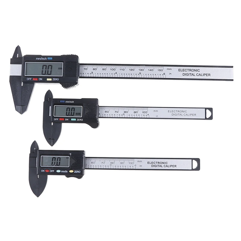 0-100mm Electronic Digital Carbon Vernier Caliper Digital measurement tools ID and OD measuring tools Gauge Micrometer tools 
0-100mm Electronic Digital Carbon Vernier Caliper Digital measurement tools ID and OD measuring tools Gauge Micrometer tools