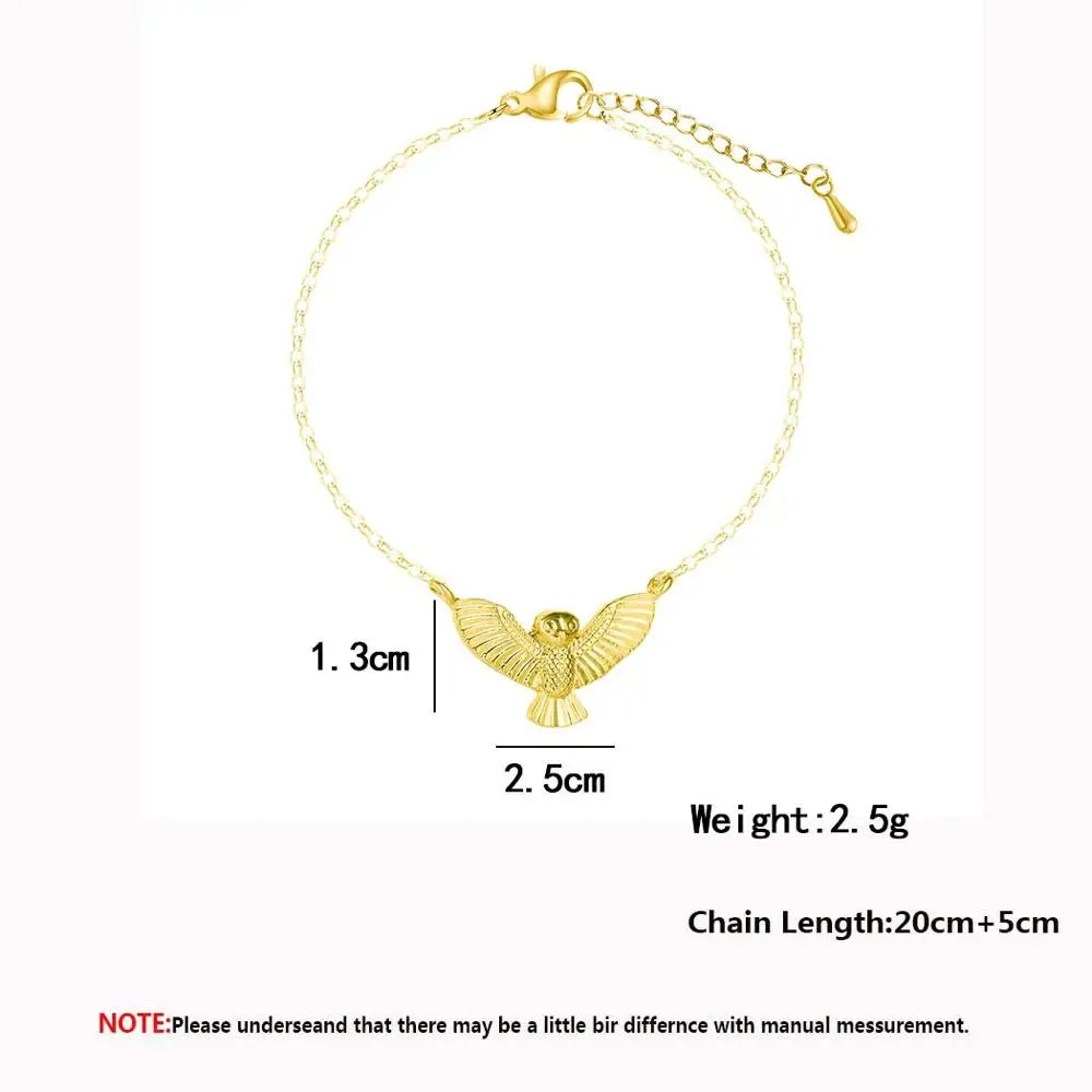 Todorova Cute Owl Pendant Bracelets for Women Link Chain Animal Bird Children Jewelry Gifts Girls Wholesale | Украшения и