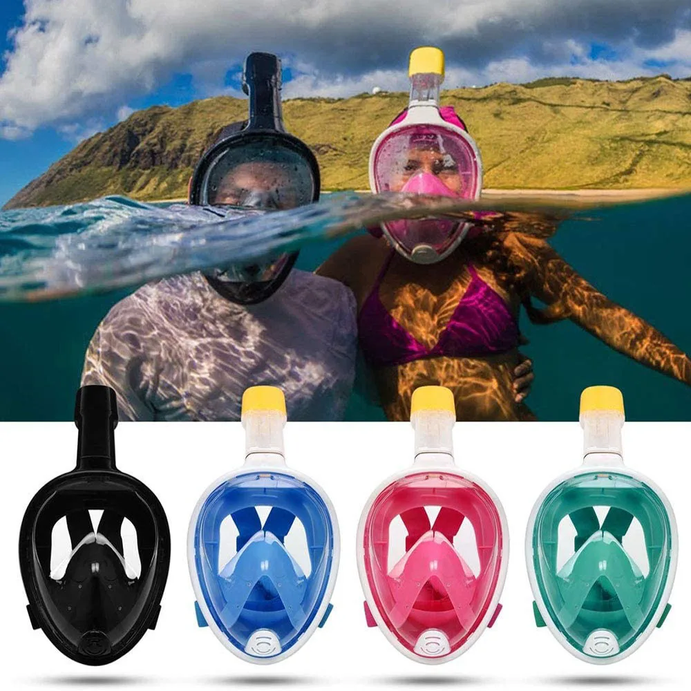 Swimming Mask Full Face Underwater Scuba Snorkeling Anti Fog Mask Diving Equipment Anti Fog Anti-Leak For Adults and Youth
Swimming Mask Full Face Underwater Scuba Snorkeling Anti Fog Mask Diving Equipment Anti Fog Anti-Leak For Adults and Youth