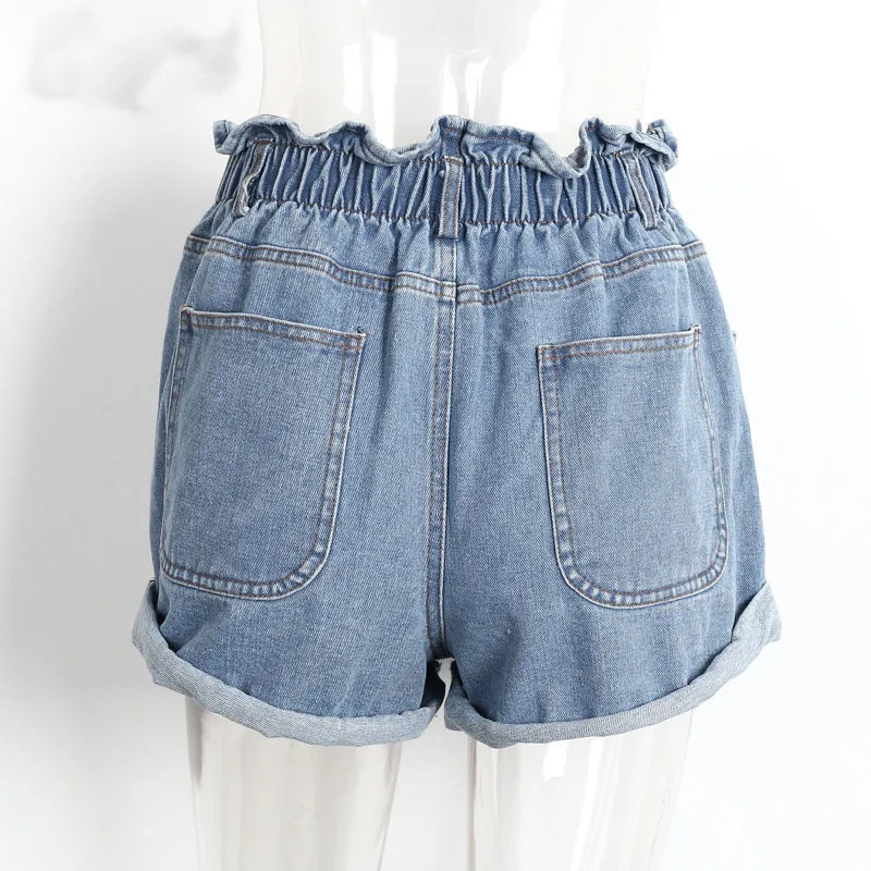 2020 New Girls Women High Waist Denim Jeans Shorts Rough Selvedge Stretched Short Pants
2020 New Girls Women High Waist Denim Jeans Shorts Rough Selvedge Stretched Short Pants