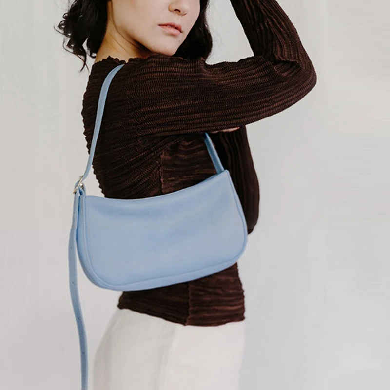 Simple Baguette Shoulder Bag Women New Fashion Casual Vintage Solid PU Soft Small Short-Strap Shoulder Bag Ladies Retro Purse 11
Simple Baguette Shoulder Bag Women New Fashion Casual Vintage Solid PU Soft Small Short-Strap Shoulder Bag Ladies Retro Purse 11