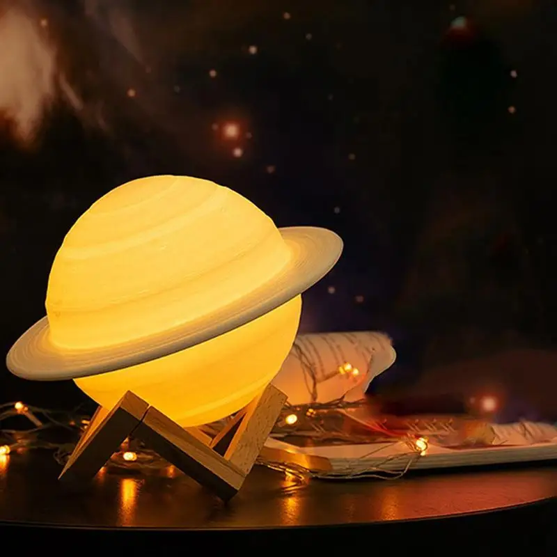 3D Printing Saturn Lamp USB Table Lights Sphere Ball Shape Nightlight Touch Sensor Lamp For Bedroom Room LED Night Light
3D Printing Saturn Lamp USB Table Lights Sphere Ball Shape Nightlight Touch Sensor Lamp For Bedroom Room LED Night Light