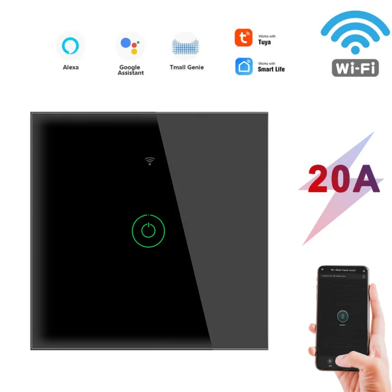 1 шт. Wi-Fi светильник переключатель без нейтральный провод требуется приложение Tuya Управление настенный сенсорный выключатель умная розетка...
1 шт. Wi-Fi светильник переключатель без нейтральный провод требуется приложение Tuya Управление настенный сенсорный выключатель умная розетка...