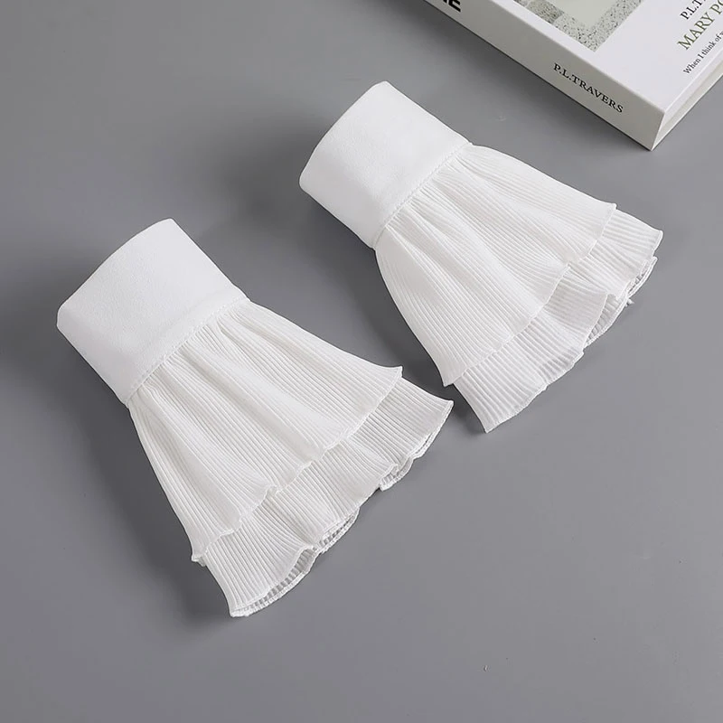 Fake Sleeves Three-dimensional Lace Cuffs Woolen Cuffs Solid Color Detachable Fake Sleeve Agaric Ruffles Wrinkled Sleeves Sale
Fake Sleeves Three-dimensional Lace Cuffs Woolen Cuffs Solid Color Detachable Fake Sleeve Agaric Ruffles Wrinkled Sleeves Sale