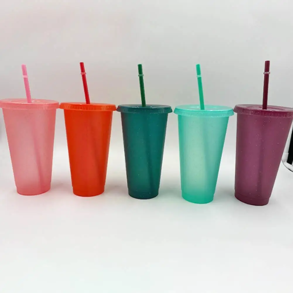 Plastic Straw Cup Sequined Glitter Straw Cup Reusable Outdoor Durable Cups Portable Drink Home Non-toxic Colorful Drinkware I6R7
Plastic Straw Cup Sequined Glitter Straw Cup Reusable Outdoor Durable Cups Portable Drink Home Non-toxic Colorful Drinkware I6R7