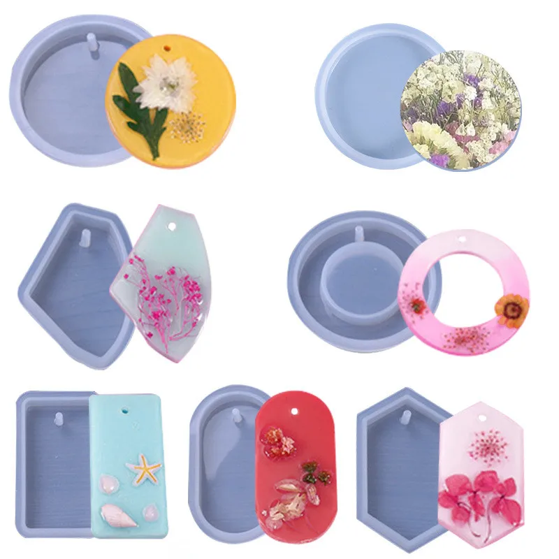 SNASAN 6pieces Silicone Mold for jewelry with hole big pendants Resin epoxy Silicone Mould handmade tool jewelry DIY handmade
SNASAN 6pieces Silicone Mold for jewelry with hole big pendants Resin epoxy Silicone Mould handmade tool jewelry DIY handmade