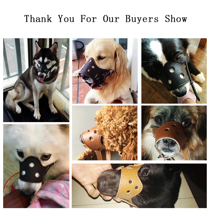 Adjustable Leather Dog Muzzle Anti Bark Bite Chew Dog Training Products For Small Medium Large Dogs Outdoor Pet Products XS-XL
Adjustable Leather Dog Muzzle Anti Bark Bite Chew Dog Training Products For Small Medium Large Dogs Outdoor Pet Products XS-XL