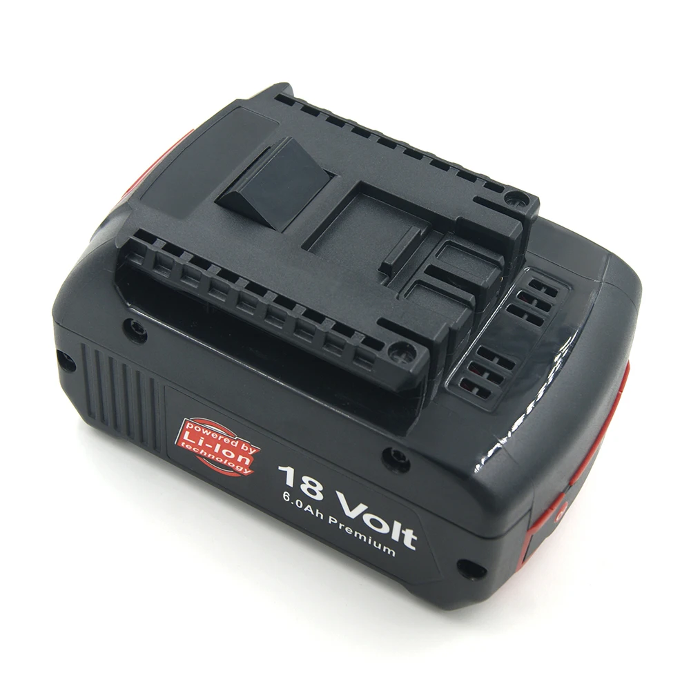 Power Tools Replacement Batteries 18V 6.0Ah Li-ion for Bosch Rechargeable Battery BAT609 BAT610G BAT618 BAT620 BAT622 2607336092
Power Tools Replacement Batteries 18V 6.0Ah Li-ion for Bosch Rechargeable Battery BAT609 BAT610G BAT618 BAT620 BAT622 2607336092