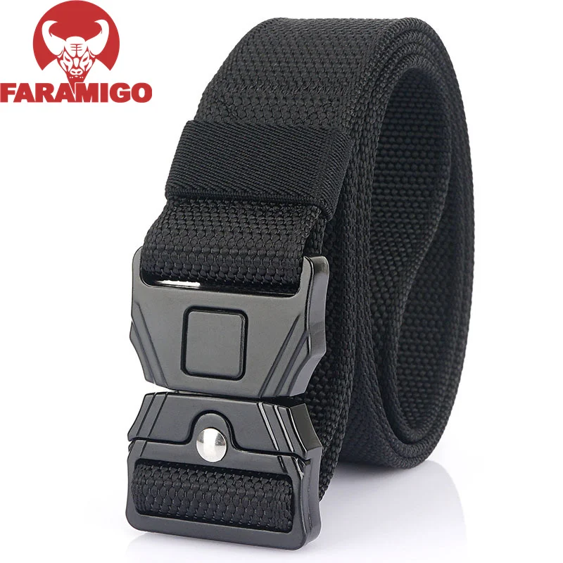New Outdoor Tactical Nylon Men Belt Metal Pluggable Buckle Quick Release Comfortable Wear-resistant Mens Jeans Belt Adjustable
New Outdoor Tactical Nylon Men Belt Metal Pluggable Buckle Quick Release Comfortable Wear-resistant Mens Jeans Belt Adjustable