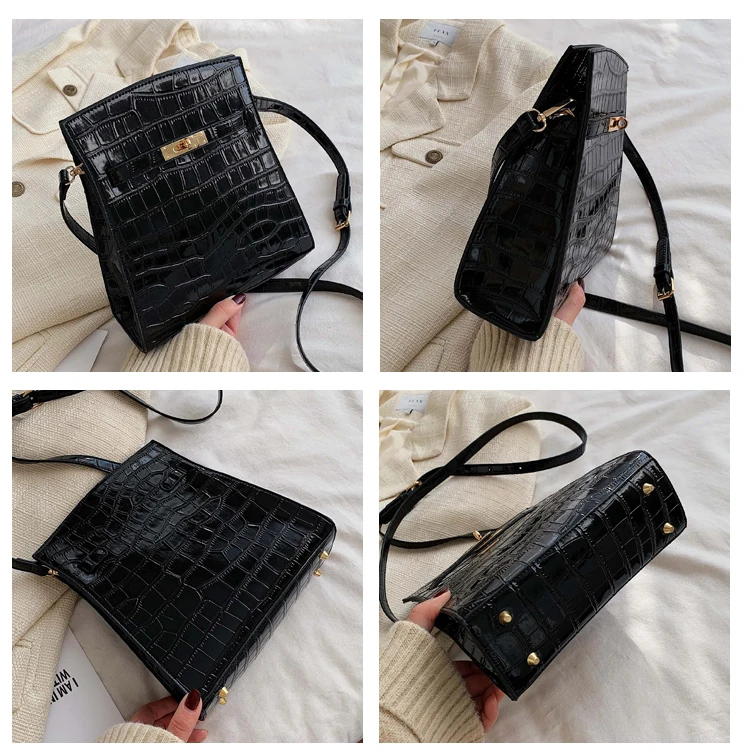 Queenie Fashion Bag Crocodile Pattern Stone Grain PU Leather Crossbody Bag Shoulder Bag For Women 2020 Luxury Design Handbags
Queenie Fashion Bag Crocodile Pattern Stone Grain PU Leather Crossbody Bag Shoulder Bag For Women 2020 Luxury Design Handbags