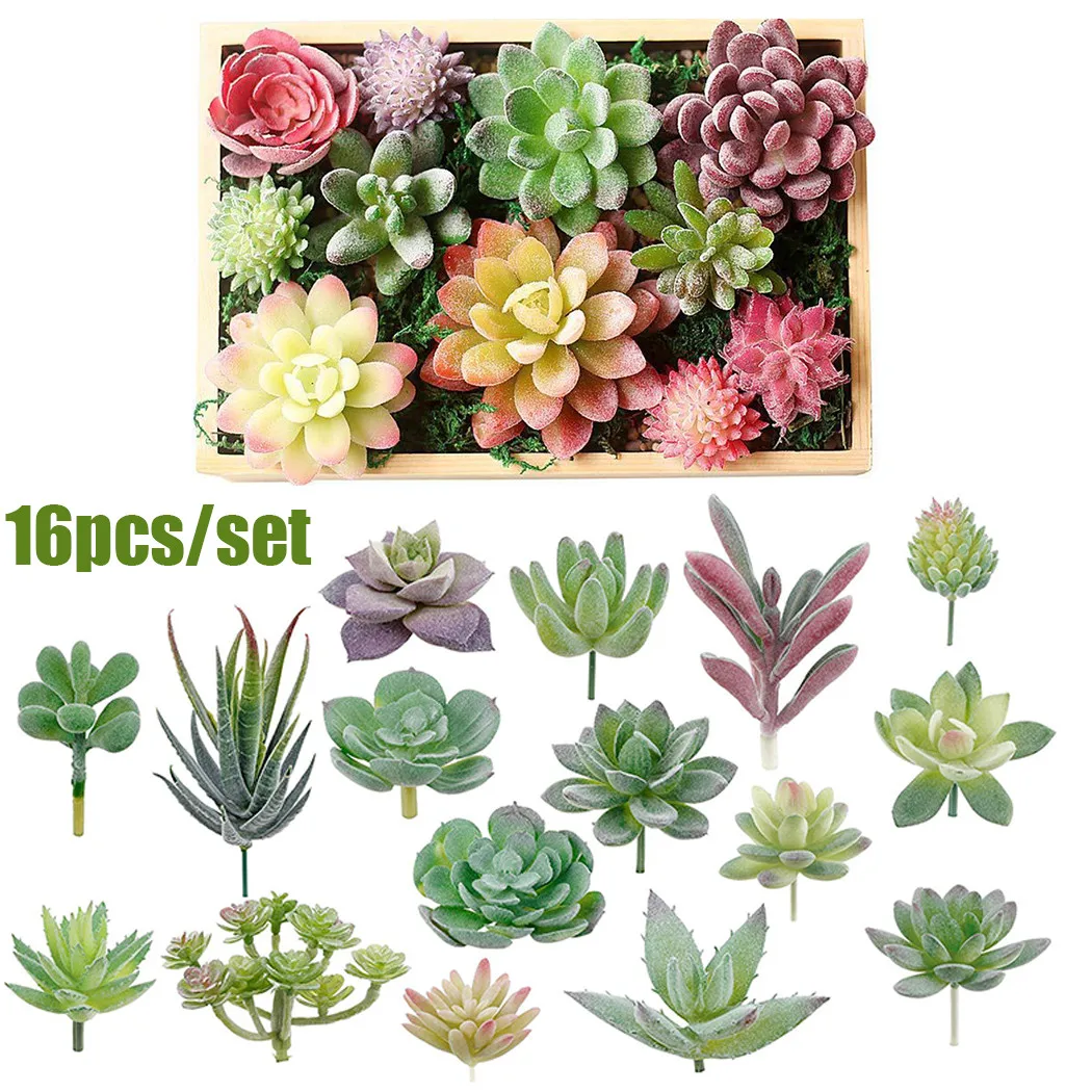 16pcs Artificial Succulent Flocking Plants Unpotted Mini Fake Succulents Plant For Home Decoration Drop Shipping
16pcs Artificial Succulent Flocking Plants Unpotted Mini Fake Succulents Plant For Home Decoration Drop Shipping
