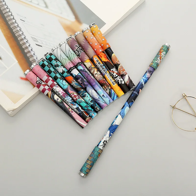 24 pcs/lot Creative Demon Slayer Light Gel Pen Collapsible 0.5mm black Ink Neutral Pens Promotional Gift Office School Supplies
24 pcs/lot Creative Demon Slayer Light Gel Pen Collapsible 0.5mm black Ink Neutral Pens Promotional Gift Office School Supplies
