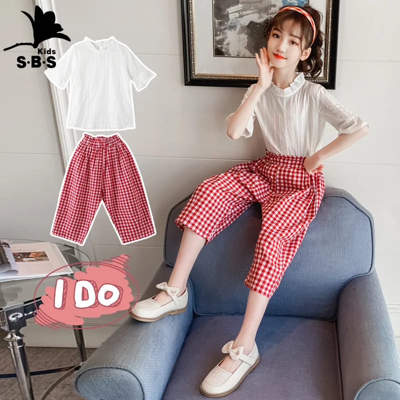 Girls Summer Suit 2021 New Arrival Short Sleeved Lace Top and Wide Leg Pants Two Piece Set Big Children's Clothing Fashion Suit
Girls Summer Suit 2021 New Arrival Short Sleeved Lace Top and Wide Leg Pants Two Piece Set Big Children's Clothing Fashion Suit