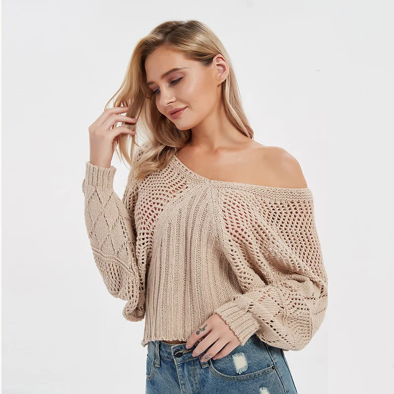 ASHEYWR Sexy Hollow V-Neck Sweater Women Long Sleeve Solid Knitted Pullover Sweaters Female Autumn Winter Casual Tops New
ASHEYWR Sexy Hollow V-Neck Sweater Women Long Sleeve Solid Knitted Pullover Sweaters Female Autumn Winter Casual Tops New