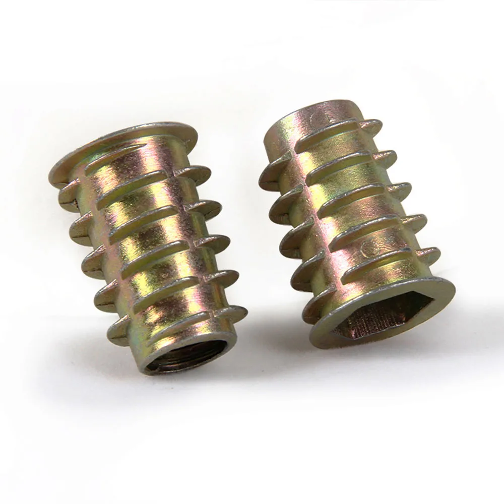 165Pcs Nut Threaded Sleeve Screw-in Sleeve nut Slot M4-M8 M4/ M5/ M6/ M8